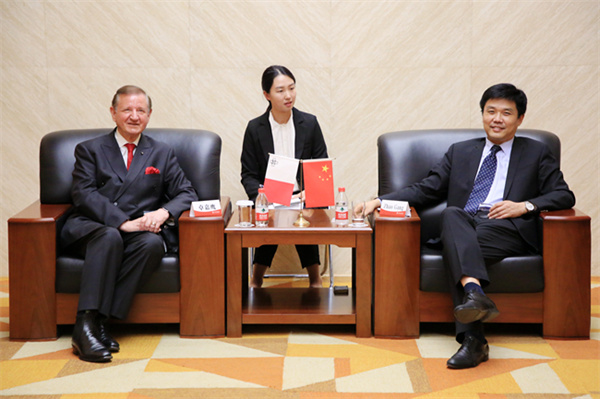 Malta's ambassador to China delivers lecture at BFSU