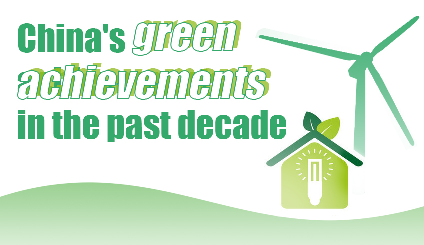 China's green achievements in the past decade