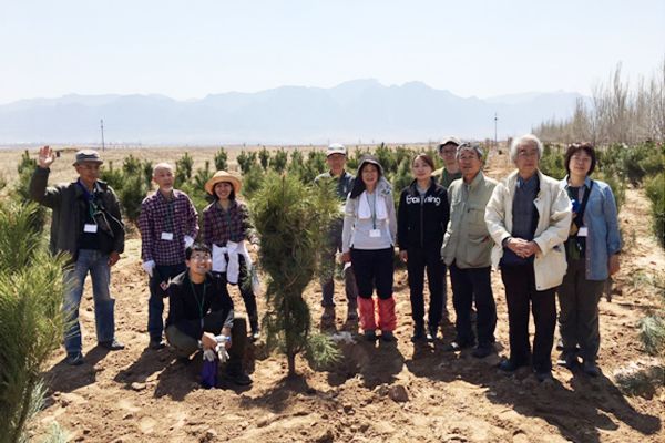 日本“绿色地球网络”协会植树代表团访华
