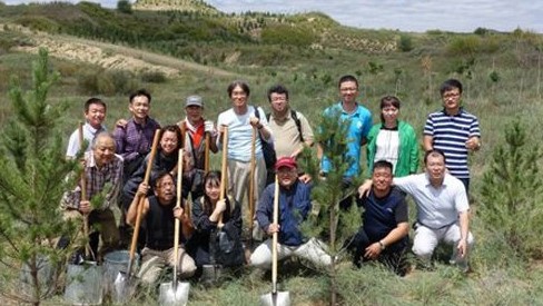 日本国际友好文化中心公益植树代表团访华