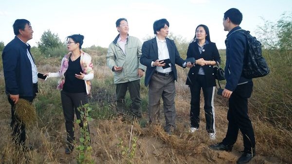 日中国际交流协会植树代表团访华