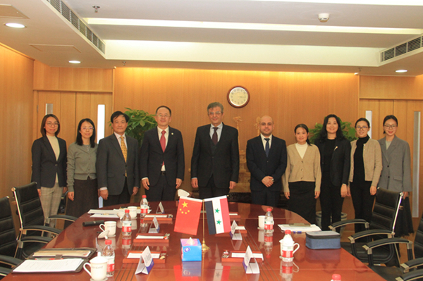 Syrian ambassador to China visits BFSU