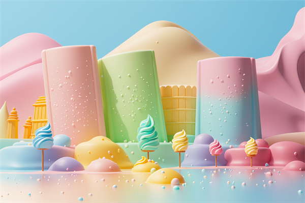 Ice cream-made landmarks cool down Ordos